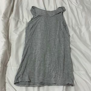 Gray womans tank-top.